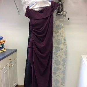 Jovani long gown with ruching size 14 petite